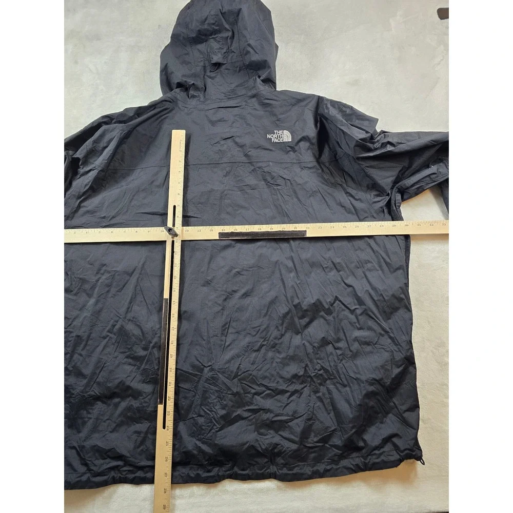 The North Face HyVent 2.5L Jacket Mens 3XL Black Nylon Rain Wind Shell